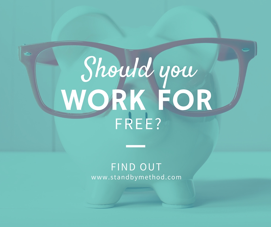 Should you work for free?