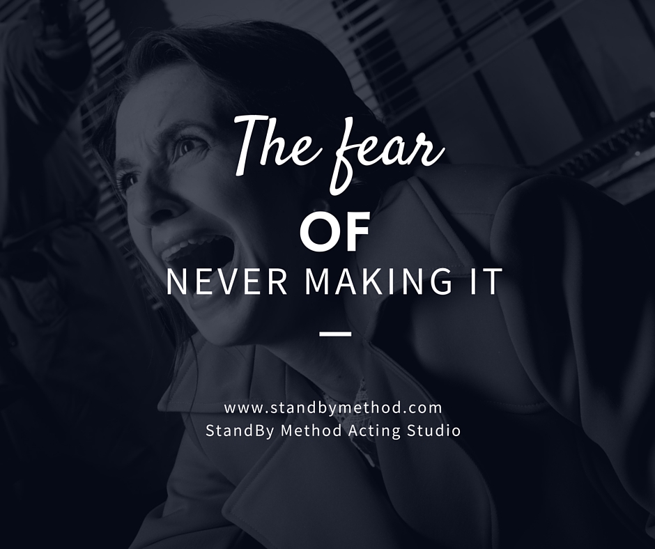 The fear of never making it