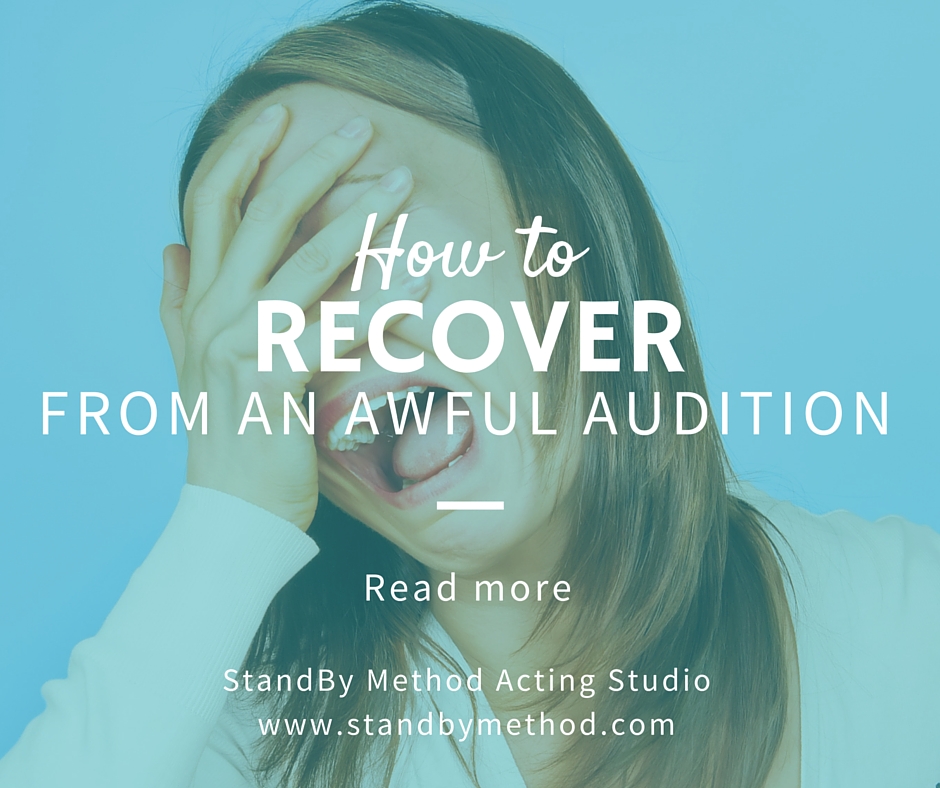 How to recover from an awful audition