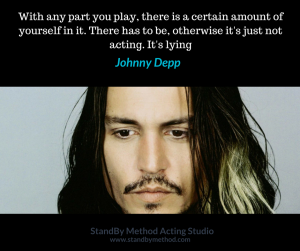 Method acting process Johnny Depp