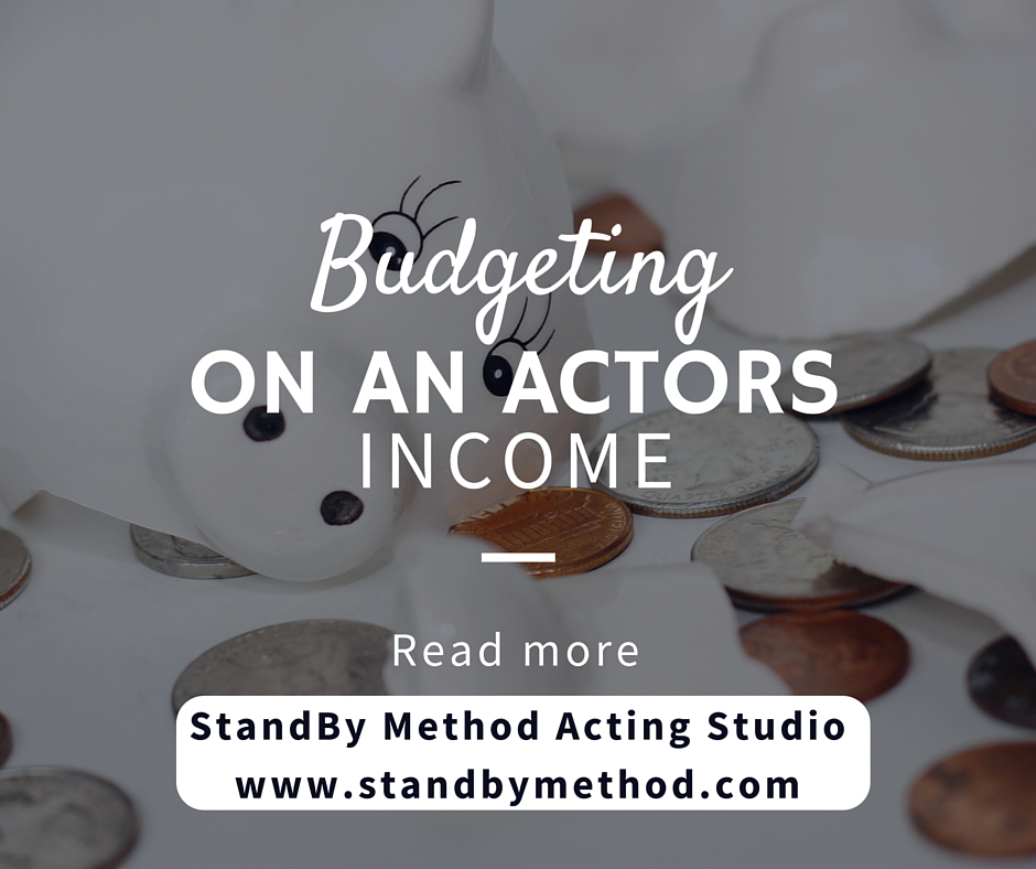 Budgeting on an actors income