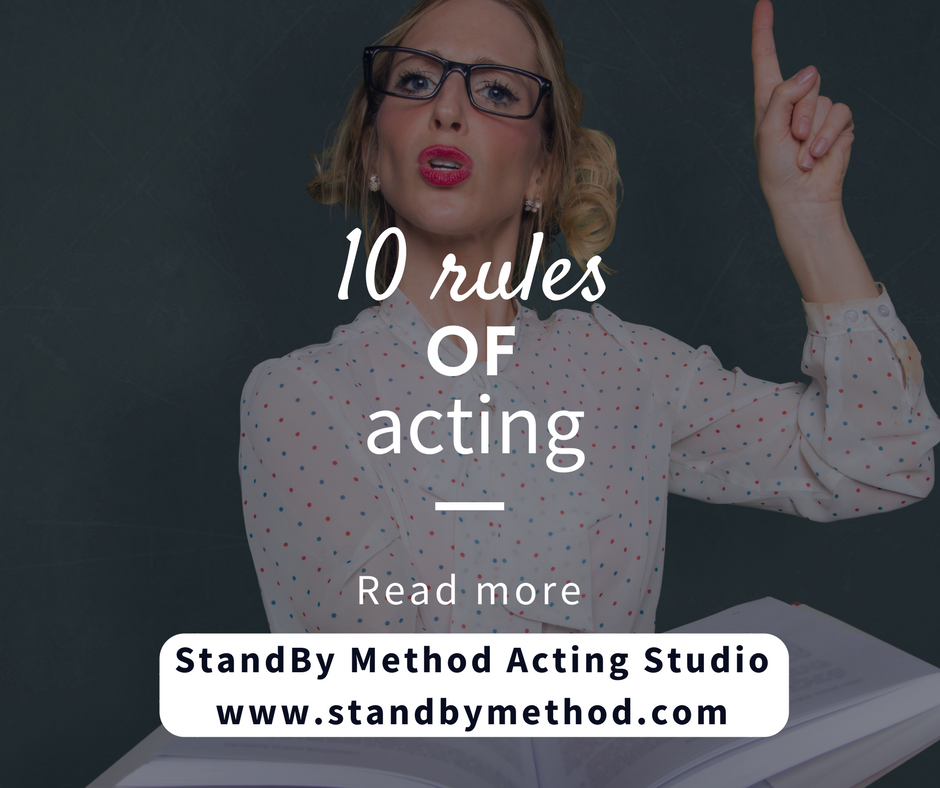 10 rules of acting